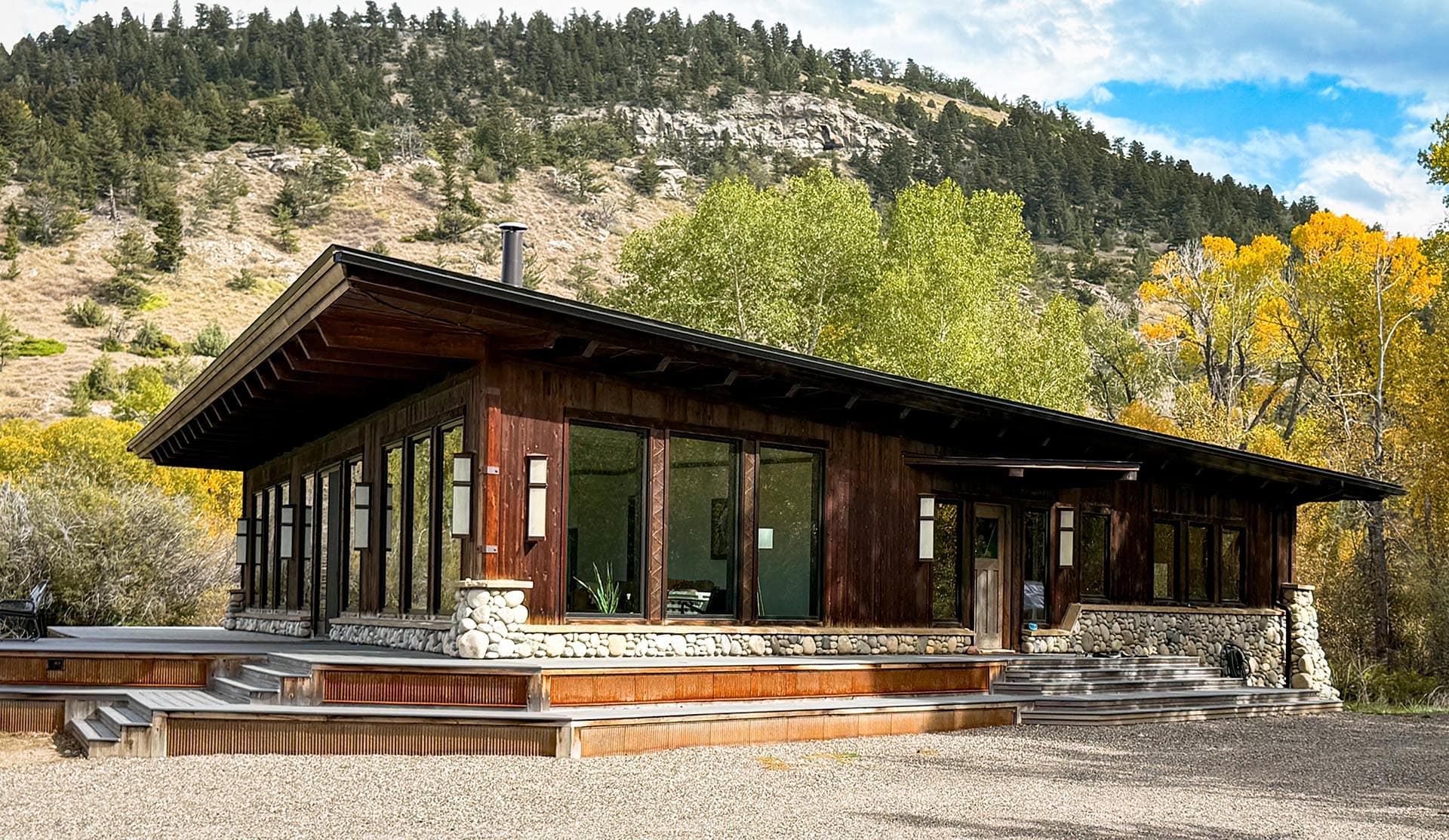 Six Meadows Ranch — Montana riverfront in fall