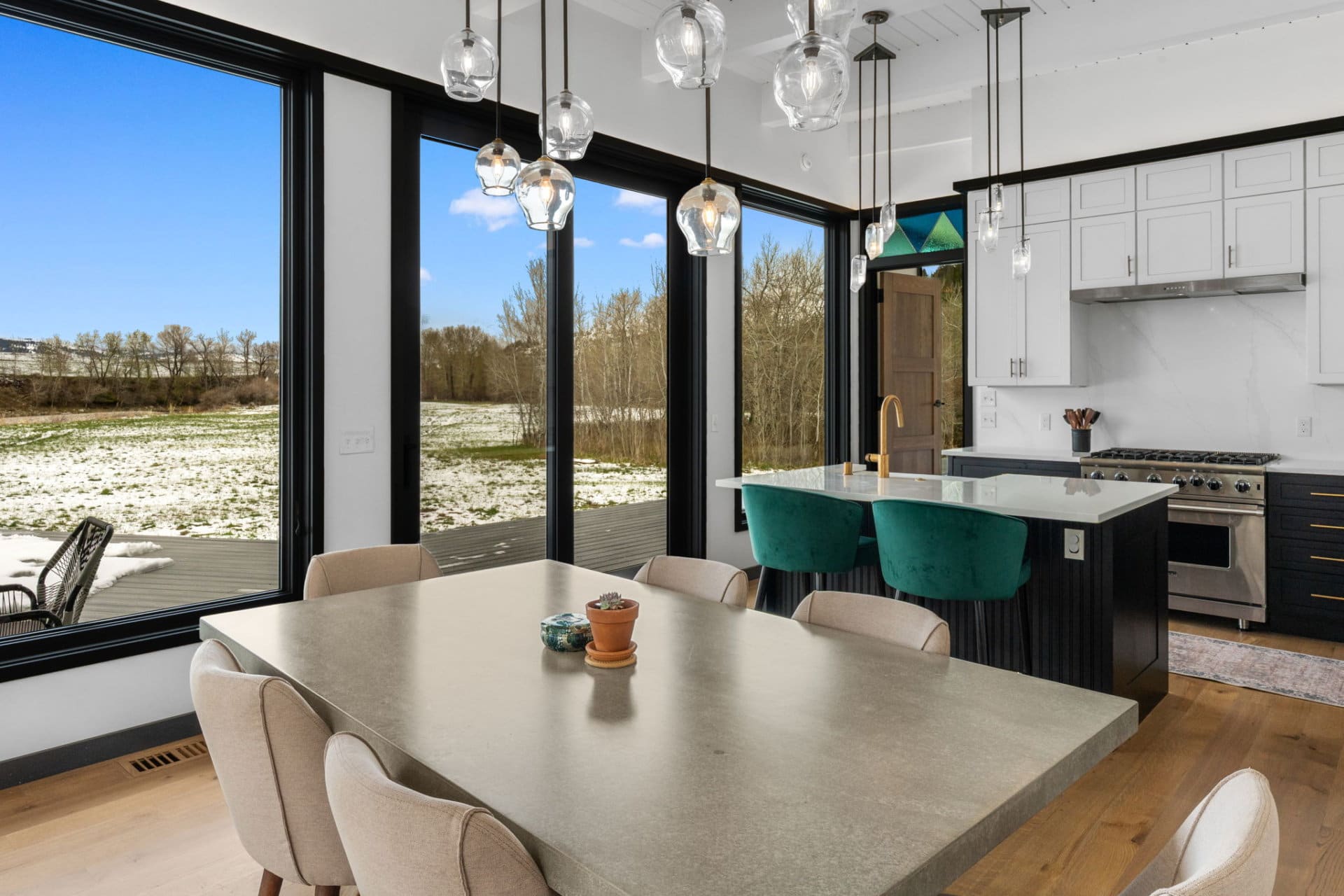 Kitchen and dining — Six Meadows Ranch